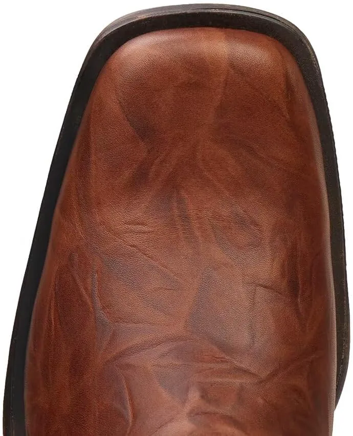 

Мужские вестерн-ботинки SUREWAY Chelsea для мужчин - с квадратным носком, всепогодные прочные ботинки до щиколотки без шнурков, разработаны для комфорта и долговечности, повседневные ретро-стильные ботинки, классическая обувь, коричневый