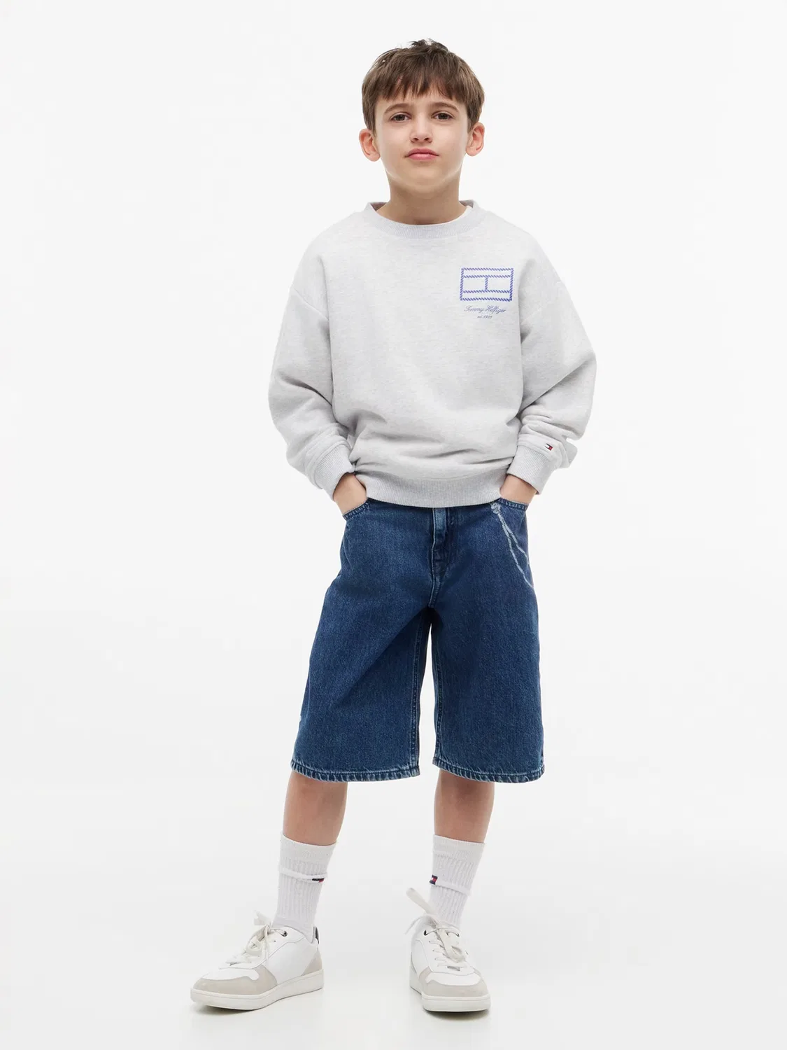 Толстовка Tommy Hilfiger, Mottled Grey — фото 4