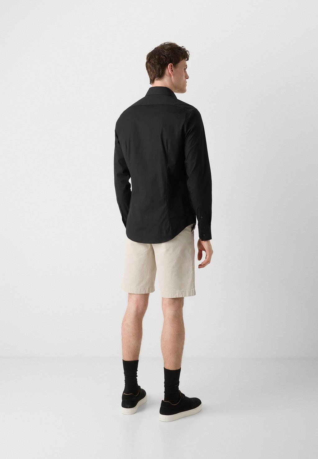 Рубашка SLIM elegante Calvin Klein, черный — фото 4