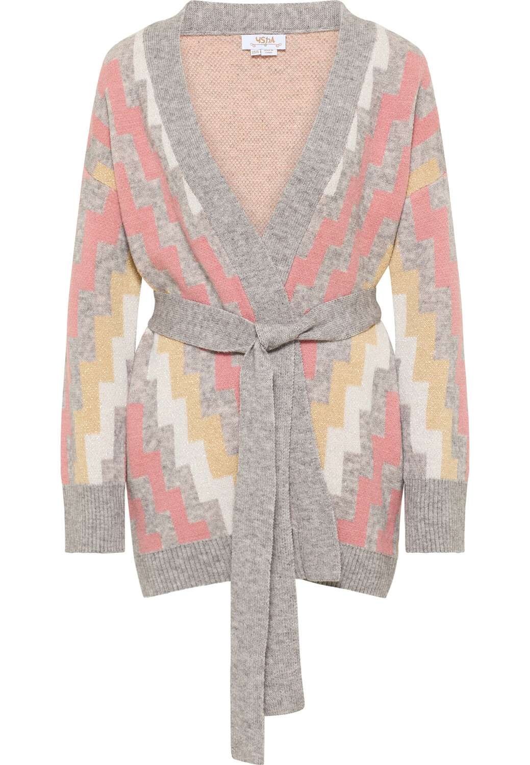 

Толстовка usha FESTIVAL Offener Strickcardigan, цвет Rosa Mehrfarbig