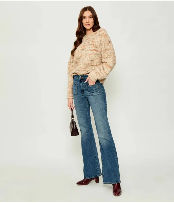 Кожаные ботильоны на каблуке Lauren Ralph Lauren, красный — фото 2
