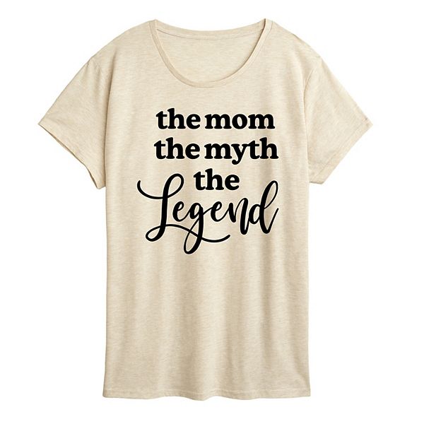 

Футболка с принтом Women's mom myth legend Unbranded, Beige