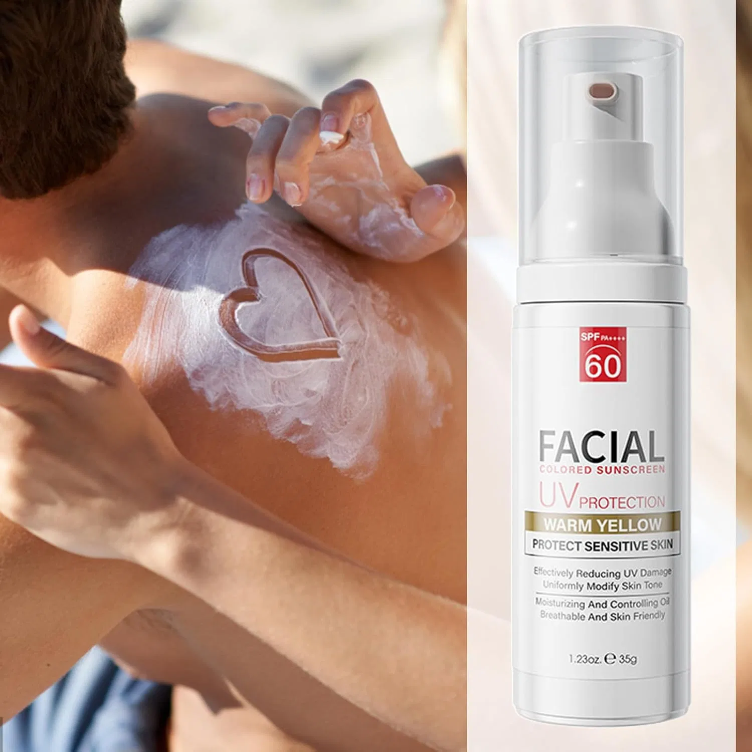 Солнцезащитный крем для лица SPF 60+ Erconsso — фото 2