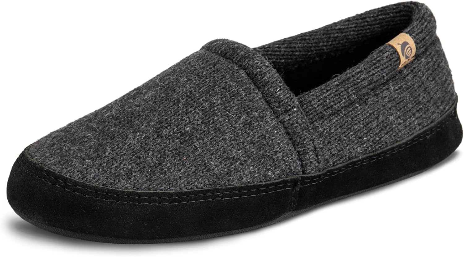 

Мужские мокасины Acorn с стелькой из пены с эффектом памяти, замшевыми боковыми вставками и резиновой подошвой, Dark Charcoal