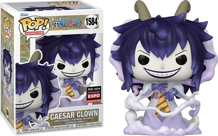 

Funko POP One Piece 1584 Caesar Clown Entertainment EXPO Funko POP!