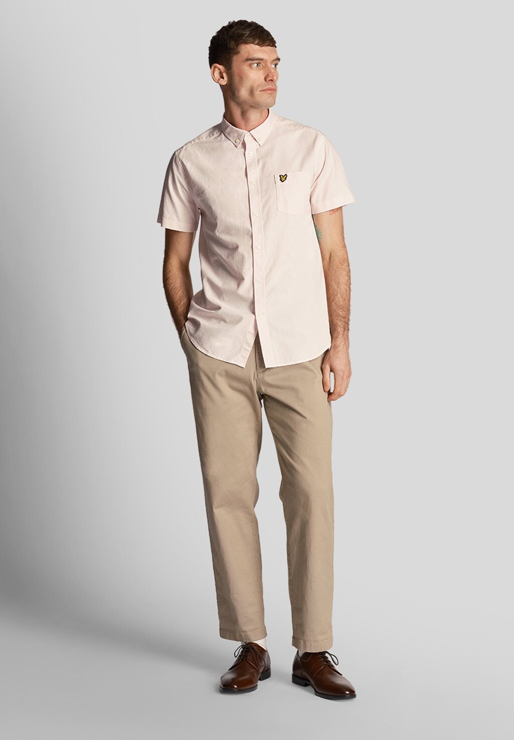 

Рубашка SS SHORT SLEEVE OXFORD Lyle & Scott, светло-розовый