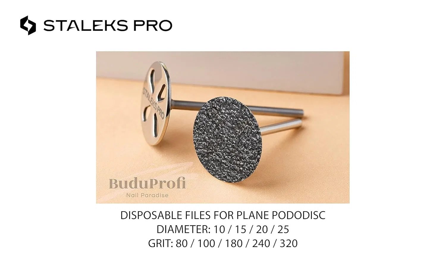 Сменные одноразовые клейкие диски STALEKS PRO Pododisc для педикюра Staleks — фото 2