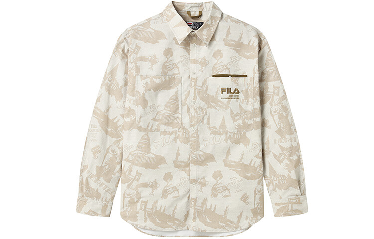 

Мужская рубашка ФИЛА FILA, цвет AlloverPrint