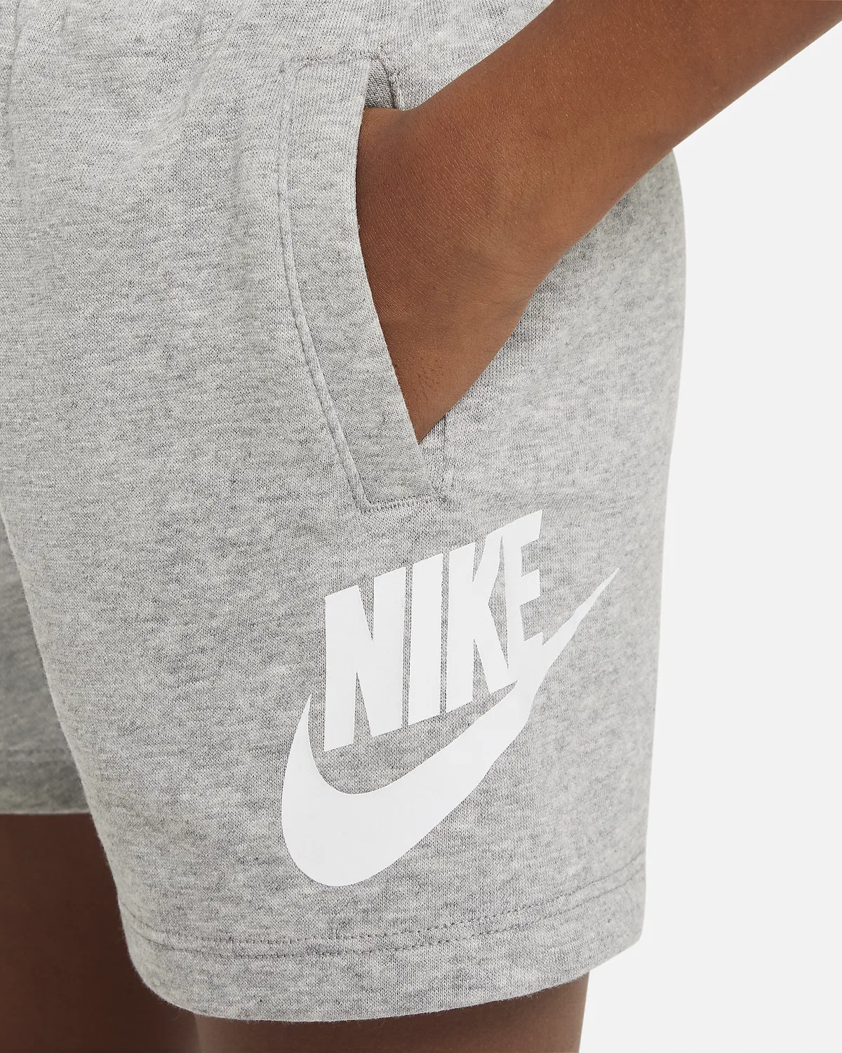 Детские шорты Nike Sportswear Club French Terry, Dark Grey Heather — фото 4