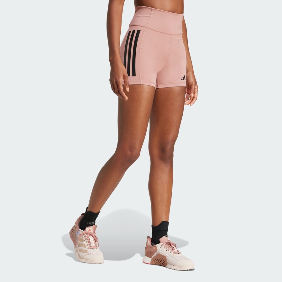 Узкие тренировочные брюки ADIDAS PERFORMANCE Optime, цвет Pastel pink — фото 2