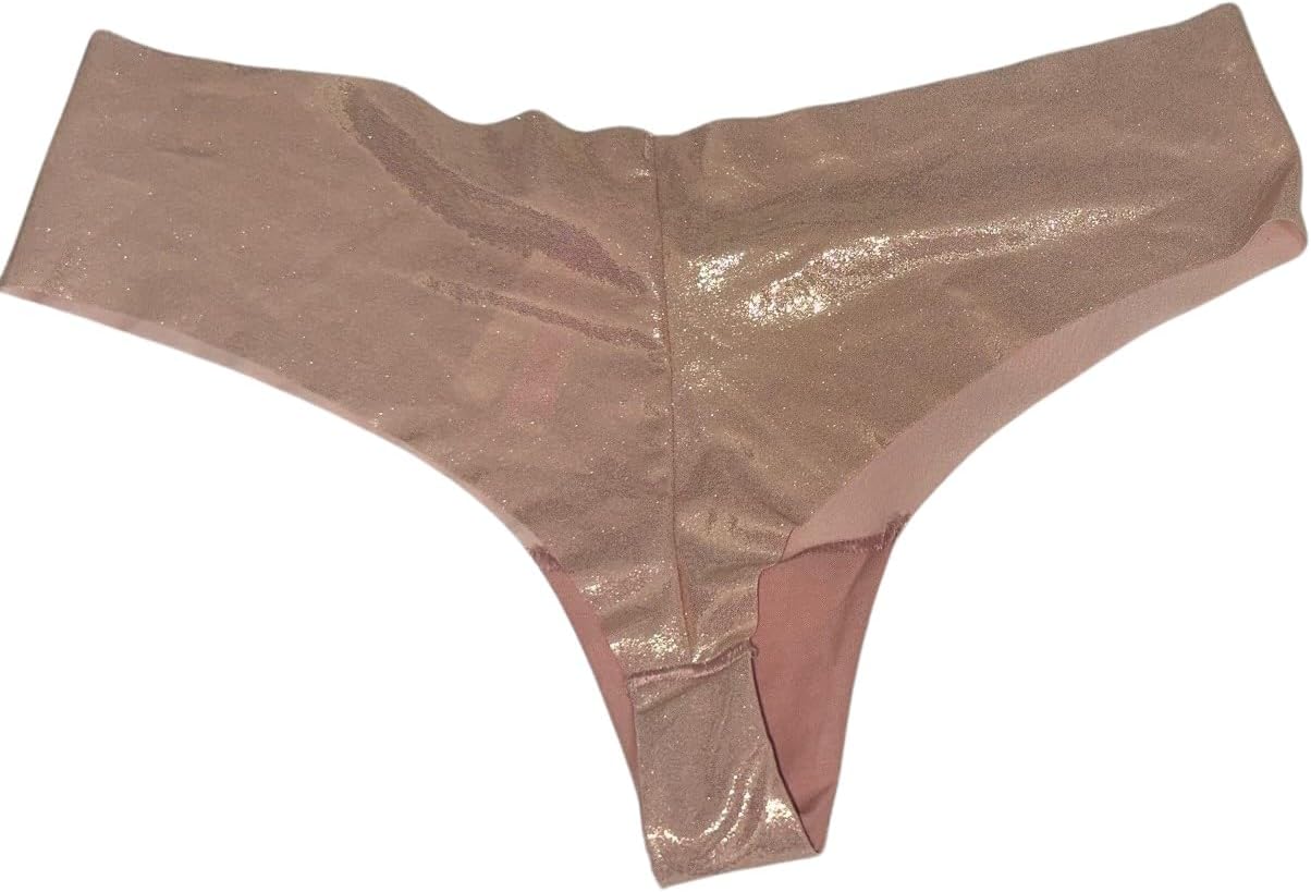 Блестящие стринги Victoria's Secret Smooth No Show, цвет розово-розовый, новинка, Pink — фото 2