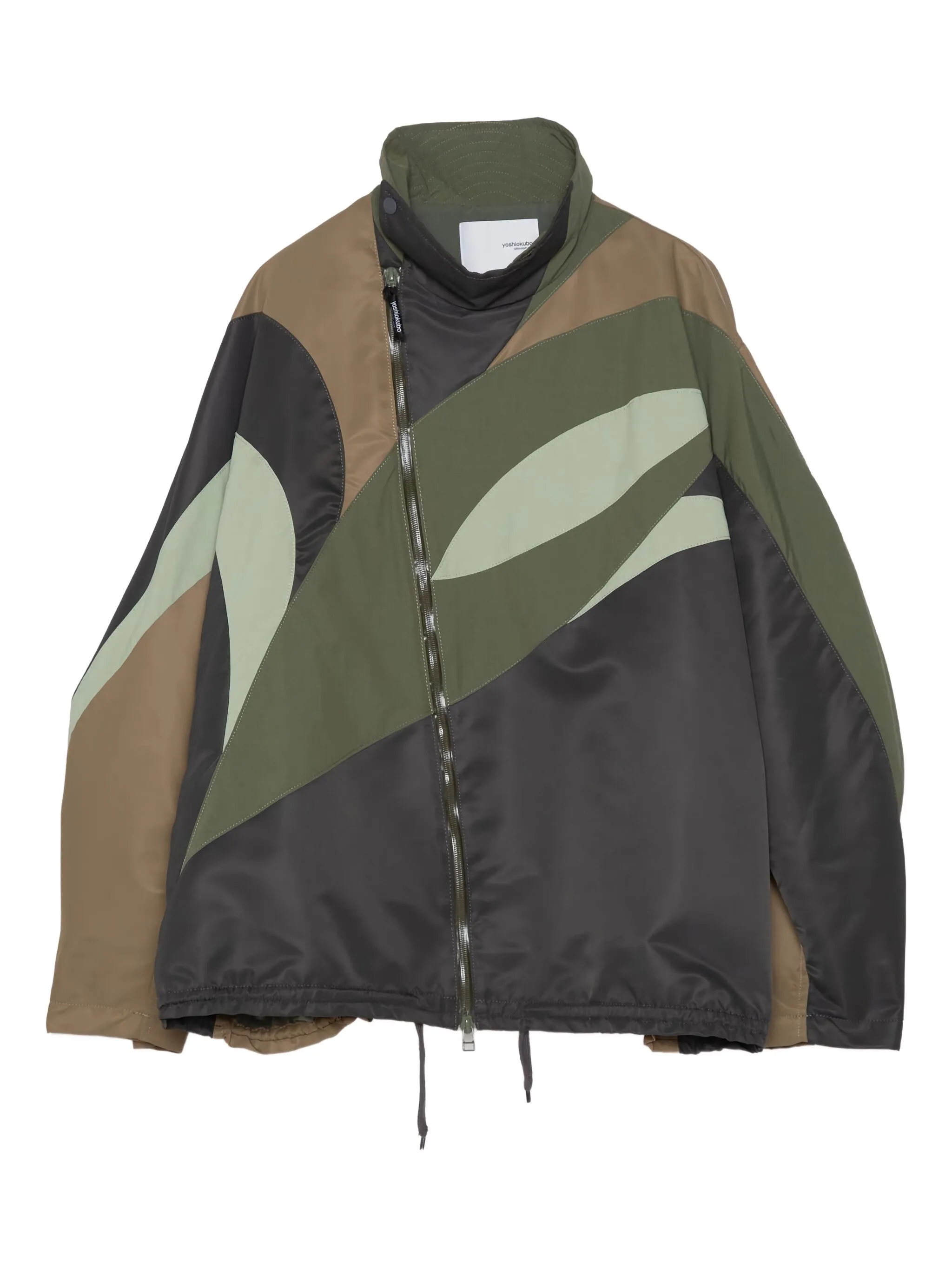 

Куртка в технике пэчворк Yoshiokubo, зеленый