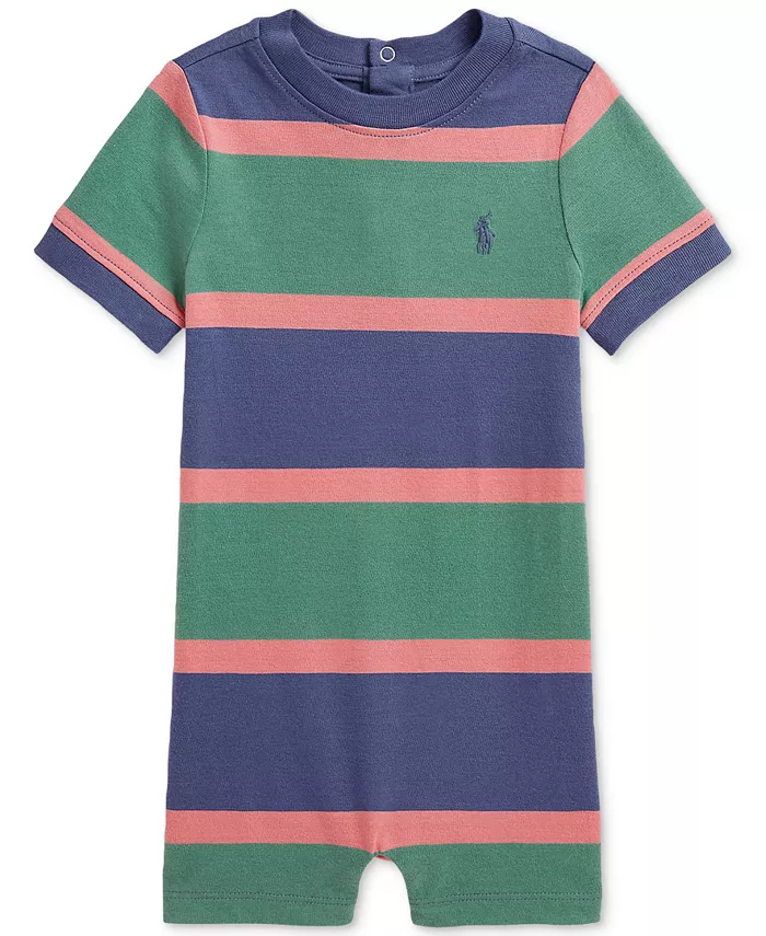 

Детский комбинезон-шорты из хлопкового джерси для мальчиков Polo Ralph Lauren, мультиколор