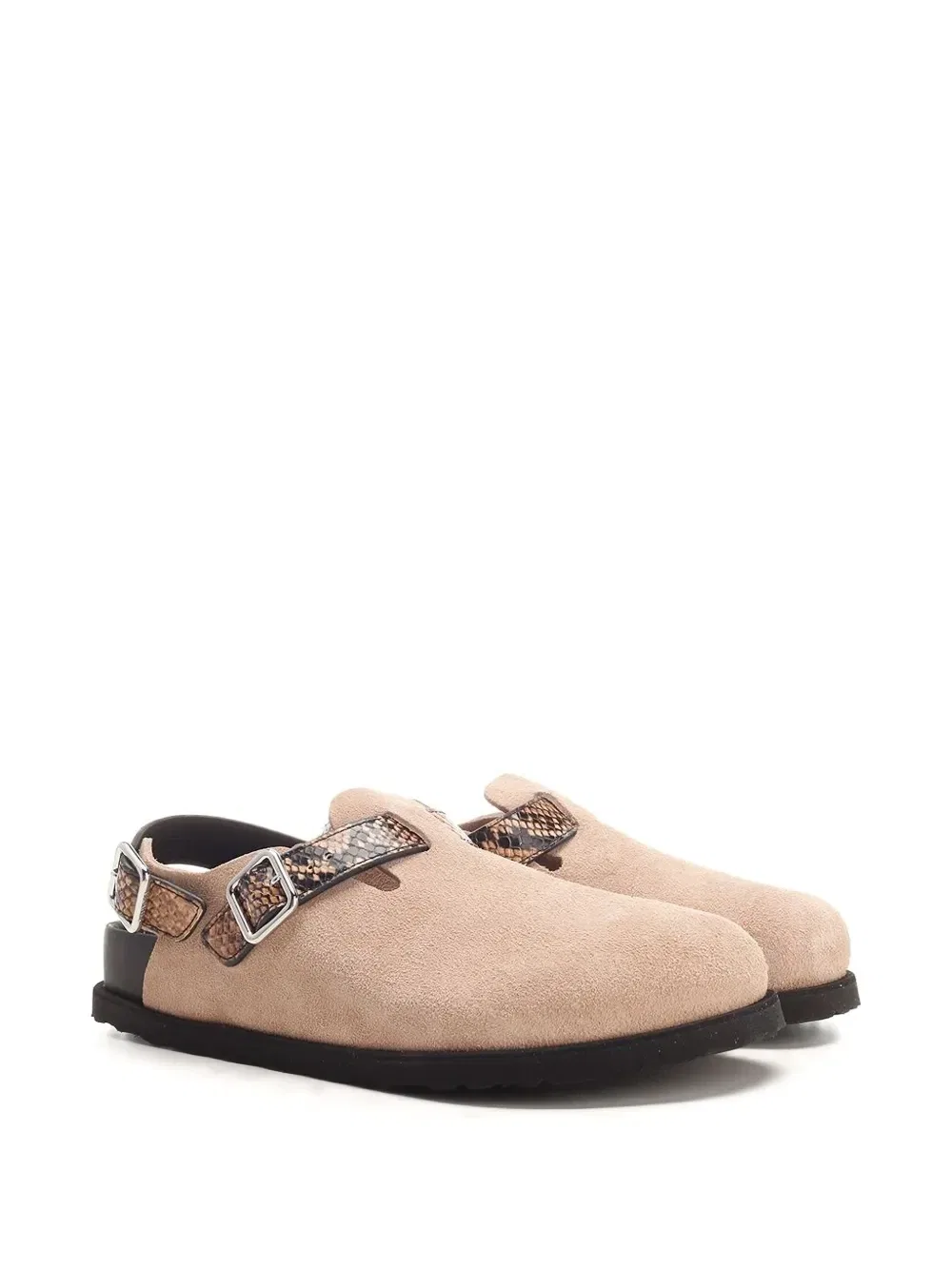 Мюли Tokio Cazador с эффектом змеиной кожи BIRKENSTOCK 1774, бежевый — фото 2