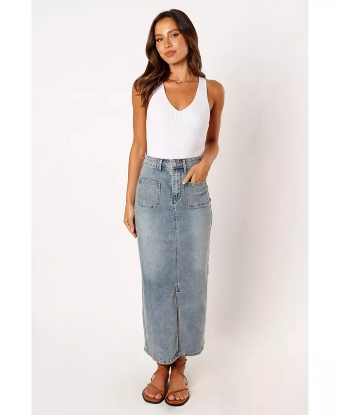 

Женский топ Emily Rib Petal and Pup, белый