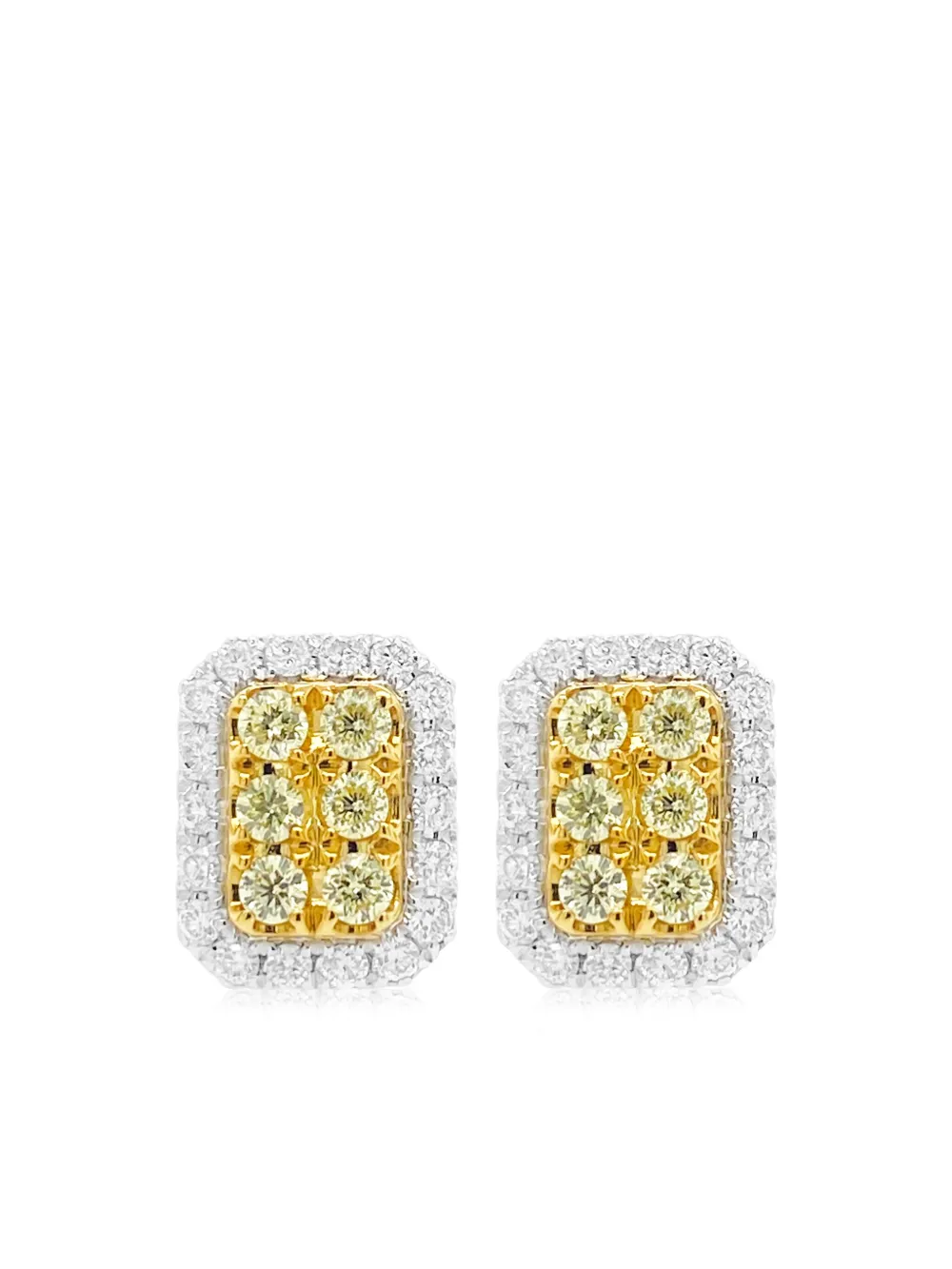 

Серьги из желтого золота с бриллиантами HYT Jewelry, золотой
