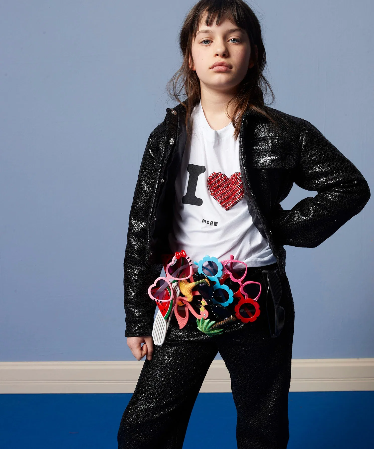 Детская футболка MSGM KIDS "I LOVE MSGM" — фото 4