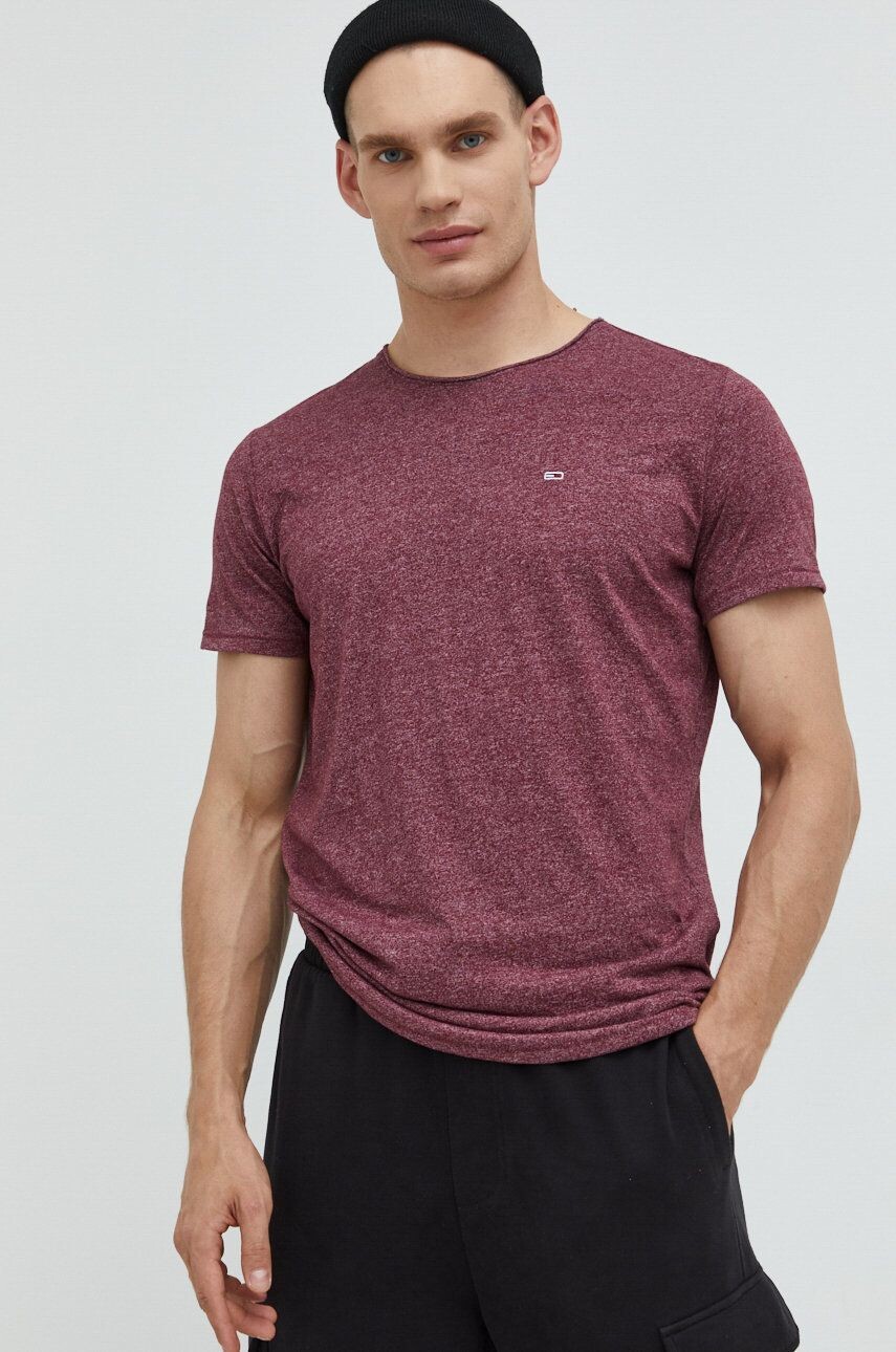 

Футболка Томми Джинс Tommy Jeans, гранатовый