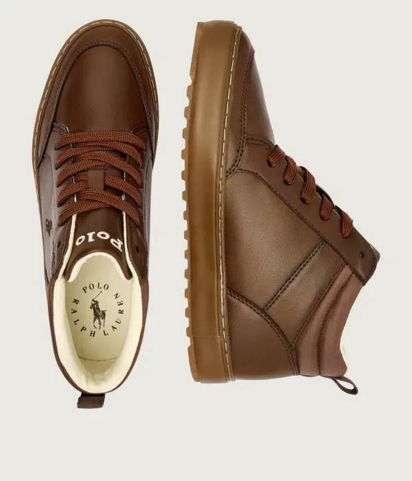 Кроссовки ROWLAND Polo Ralph Lauren, коричневый — фото 4