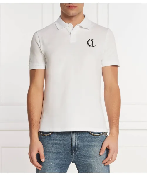 

Футболка поло Regular fit Just Cavalli, белый