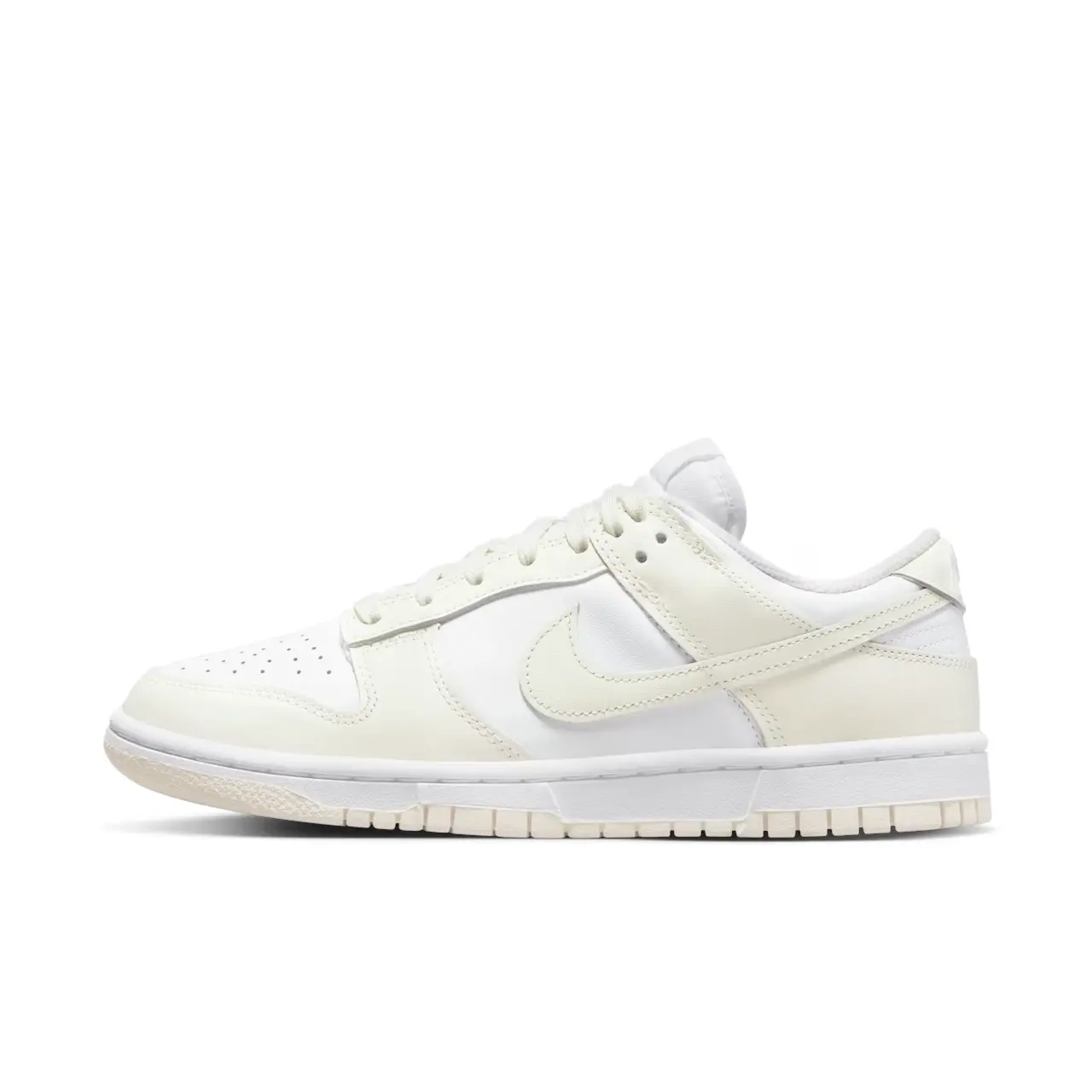 Nike Dunk Low DD1503-121 Кроссовки женские белые кожаные повседневные