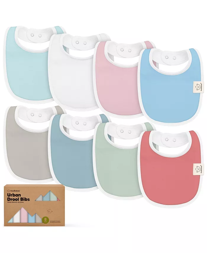 

8шт детские слюнявчики для мальчиков, слюнявчики для мальчиков и девочек, прорезыватели для малышей Keababies, зеленый