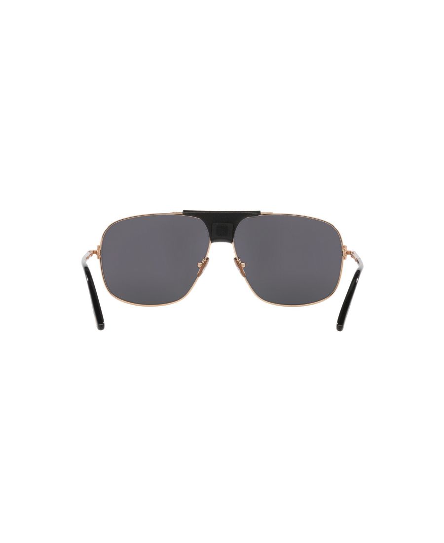 Мужские солнцезащитные очки, Tex TR001829 Tom Ford, Gold Shiny, Gray — фото 3