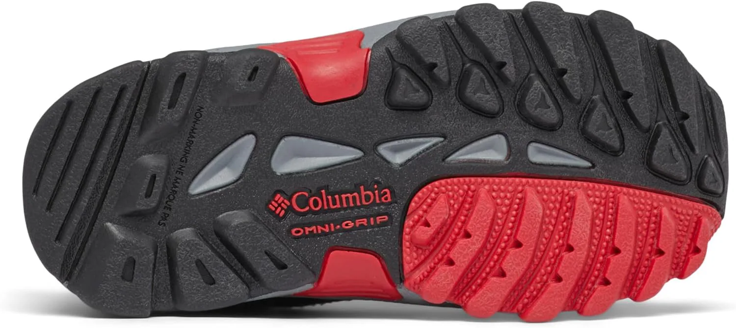 Унисекс-кроссовки Columbia Youth Newton Ridge Amped, черный/красный — фото 4