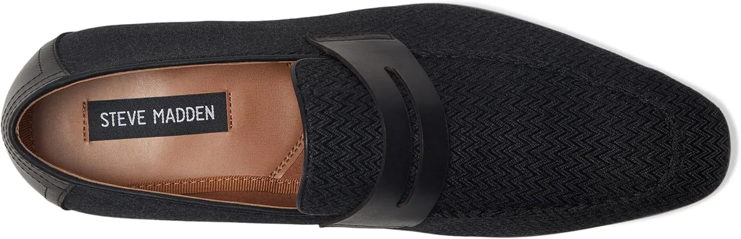 Мужские туфли Steve Madden Jules в стиле «вождение», черный — фото 2