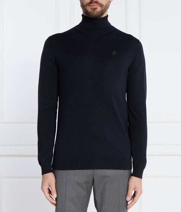 

Водолазка шерстяная Karl Lagerfeld Regular Fit, синий