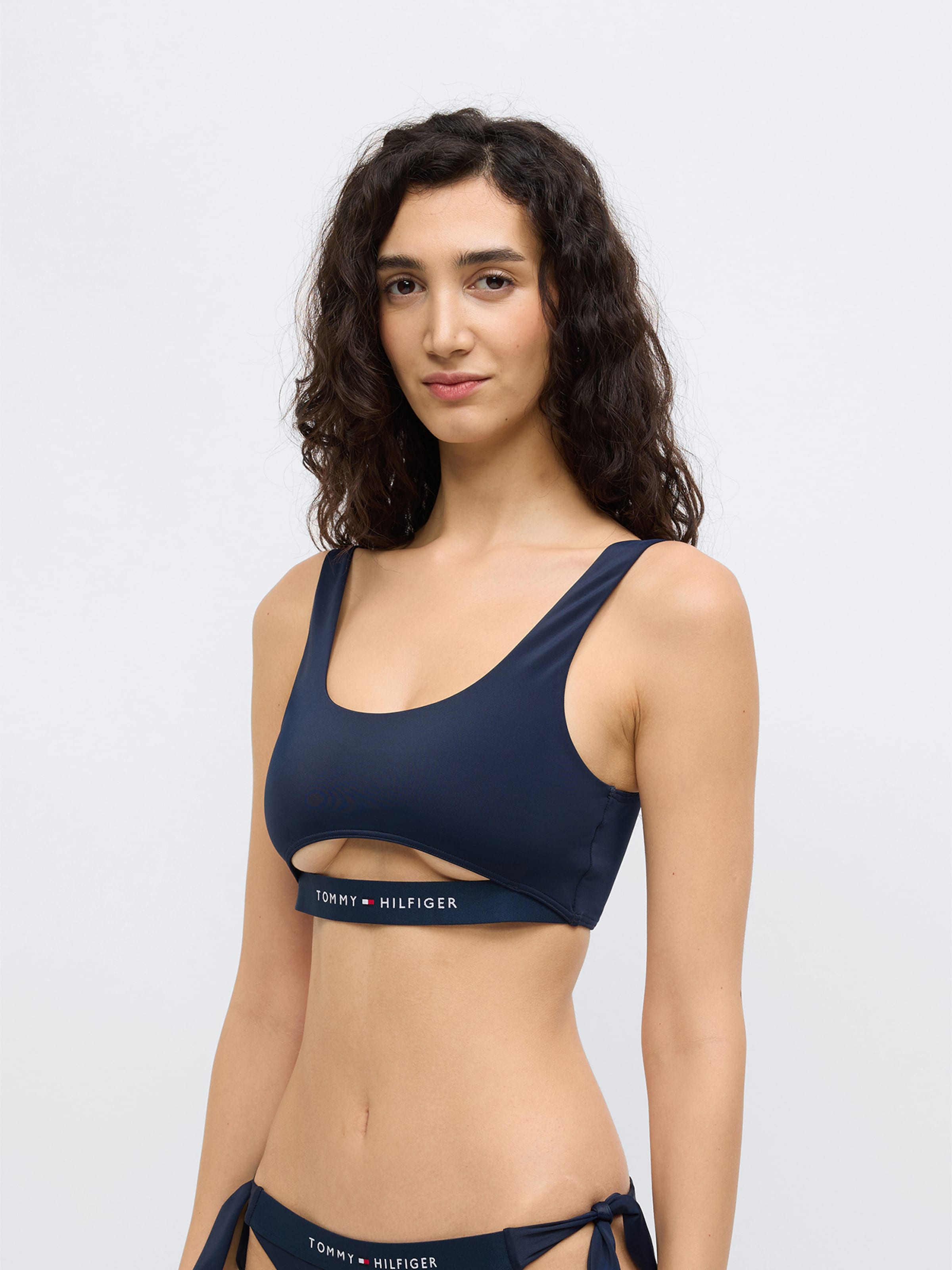 Tommy Hilfiger Underwear Бралетте топ для бикини в цвете Navy — фото 2
