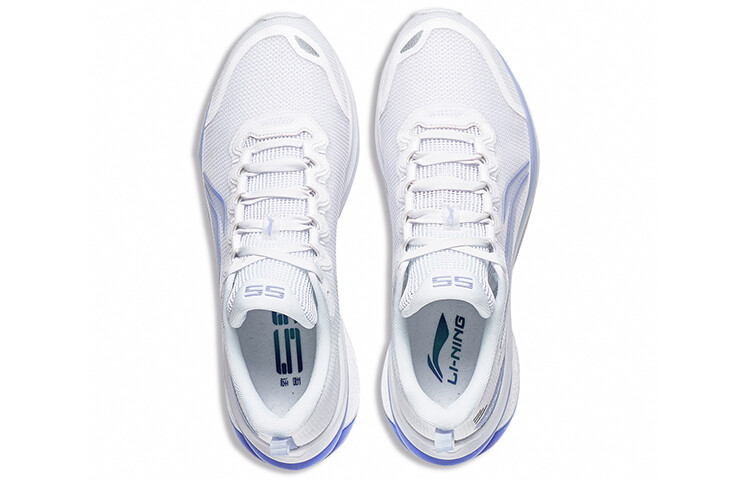 Кроссовки мужские WuShi 5S 3.0 V2 с низким верхом, белые/фиолетовые Lining — фото 3