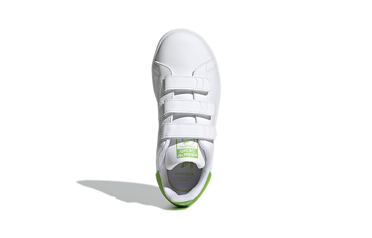 Коллекция STAN SMITH Kids Скейтбординг Кроссовки PS Low-top Белый/зеленый Adidas Originals — фото 4