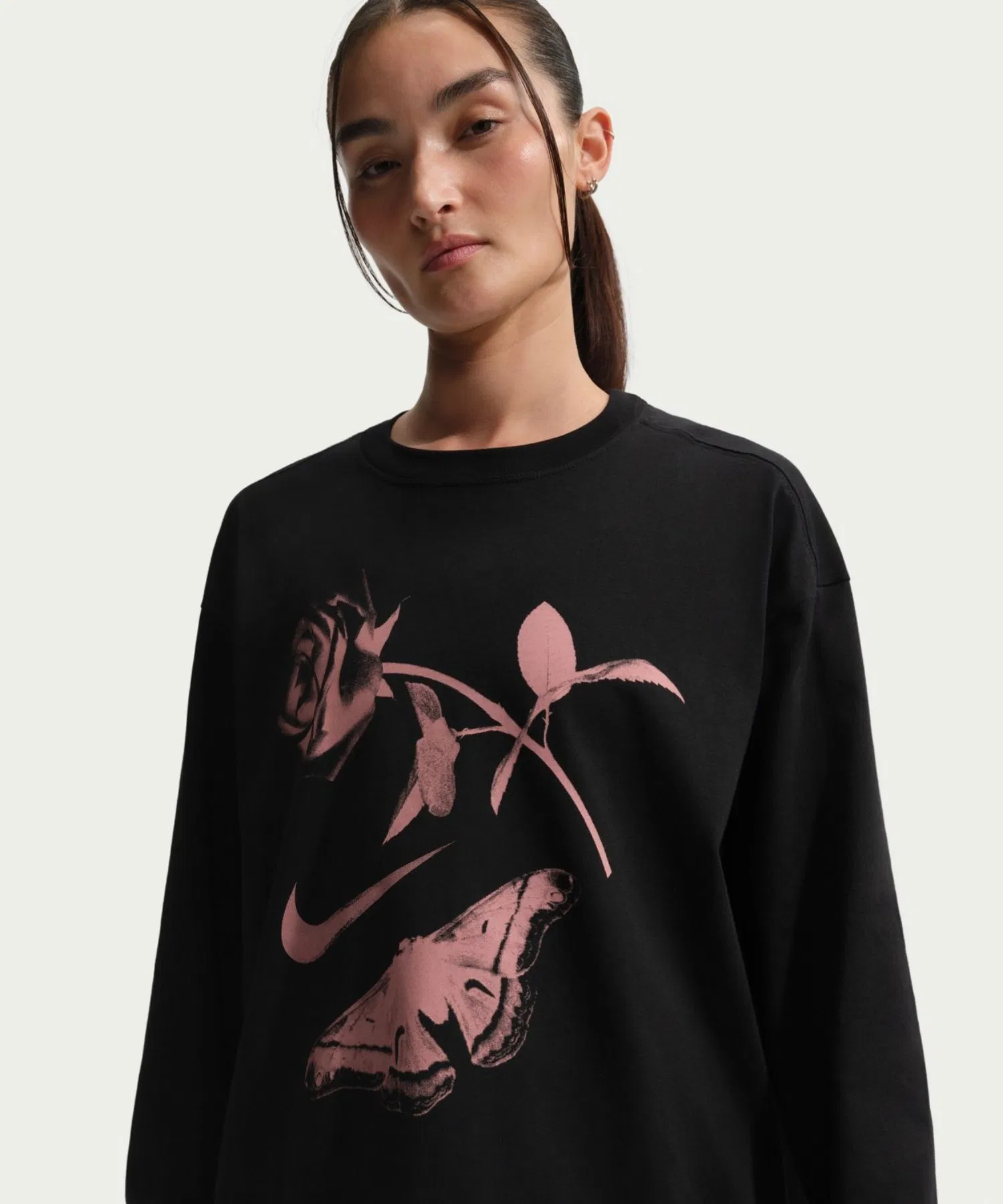 Женская футболка NIKE с длинным рукавом