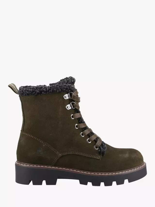 

Ботильоны Hush Puppies Aurelia Suede Lace-Up, хаки