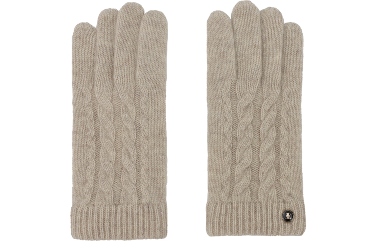 

Женские перчатки из 100% кашемира ELLE, бежевый camel