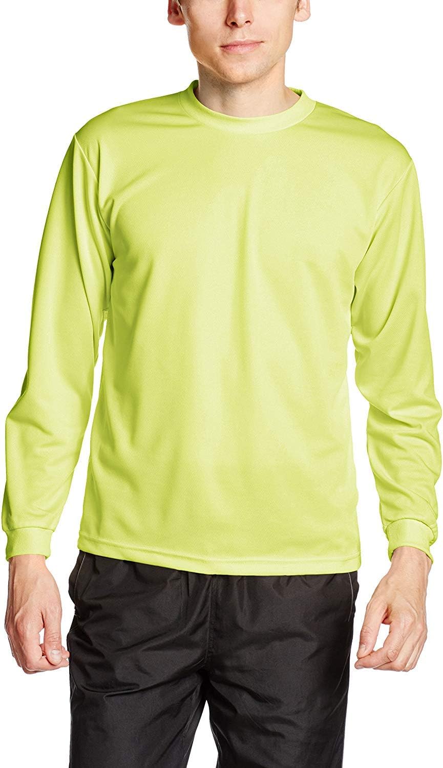 

Футболка с длинными рукавами и круглым вырезом Glimmer 00304-ALT, сухая, 113 г (4,4 унции), светло-зеленый