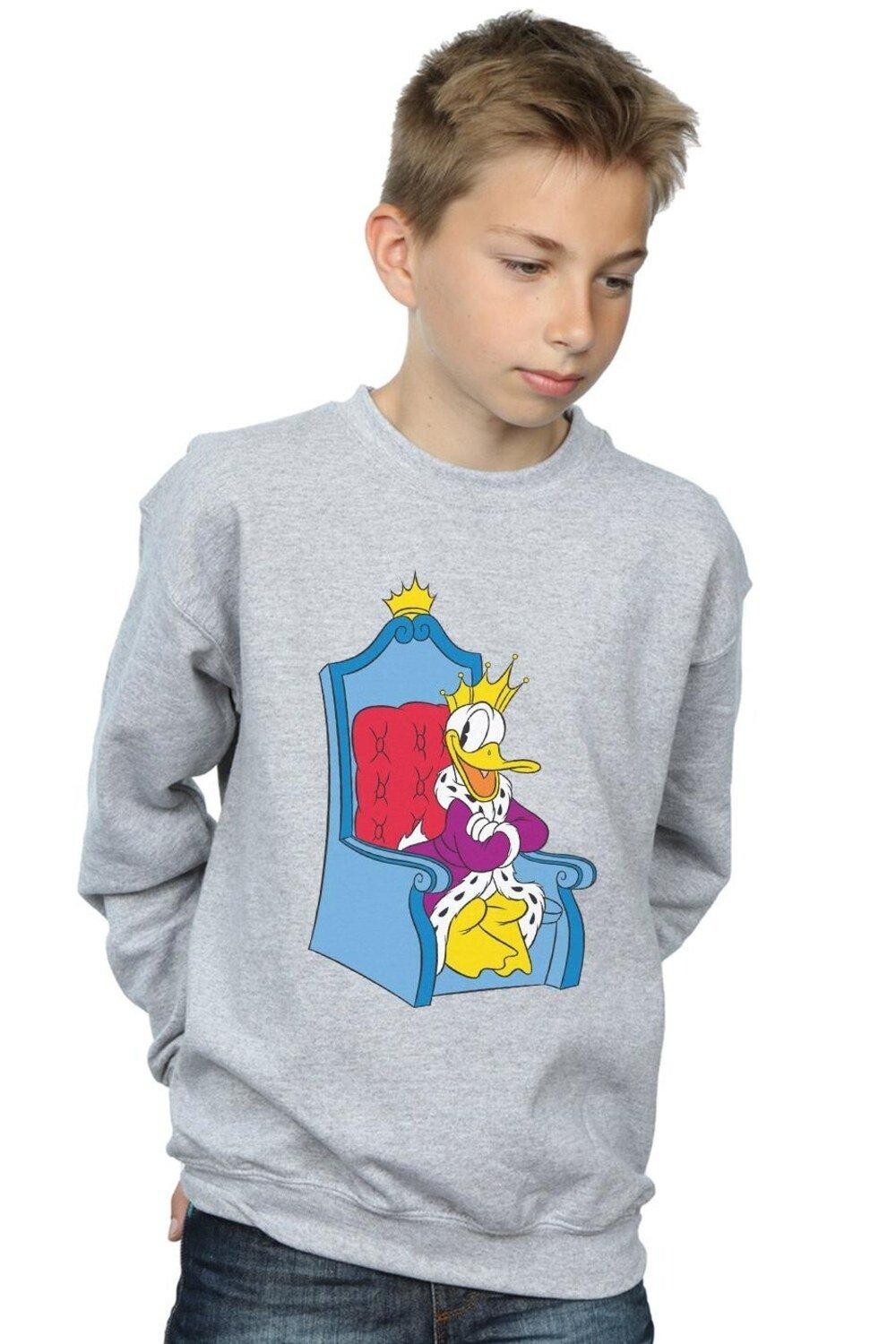 

Толстовка Donald Duck King Donald Disney, серый