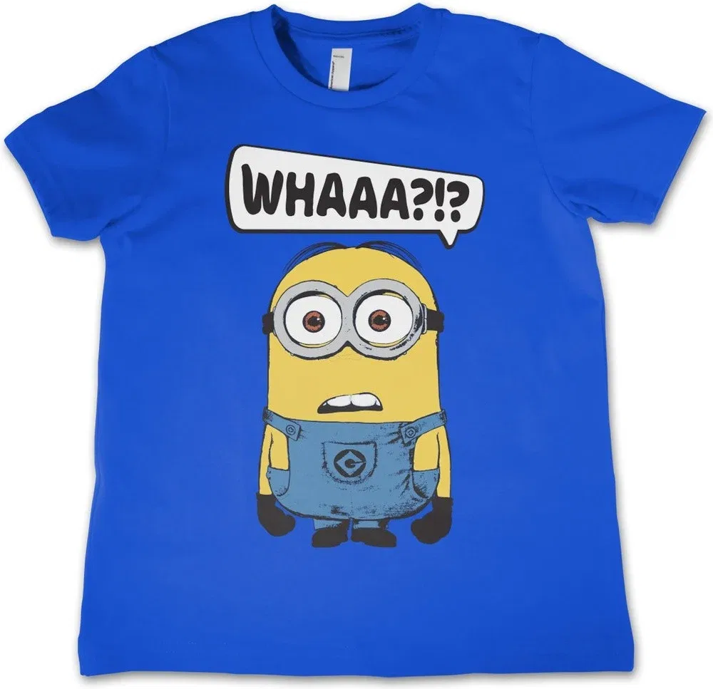 Футболка с принтом Minions, синяя