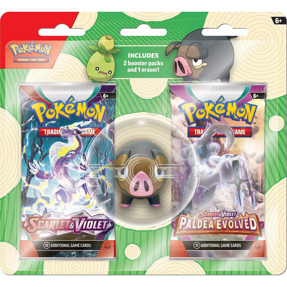

Карточная игра The Pokemon Company Int'l Pokemon TCG: Back to School 2023 Eraser Blister (Lechonk)