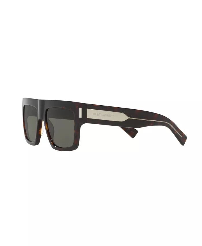 Мужские солнцезащитные очки, Sl 628 Ys000515 Saint Laurent, коричневый — фото 4