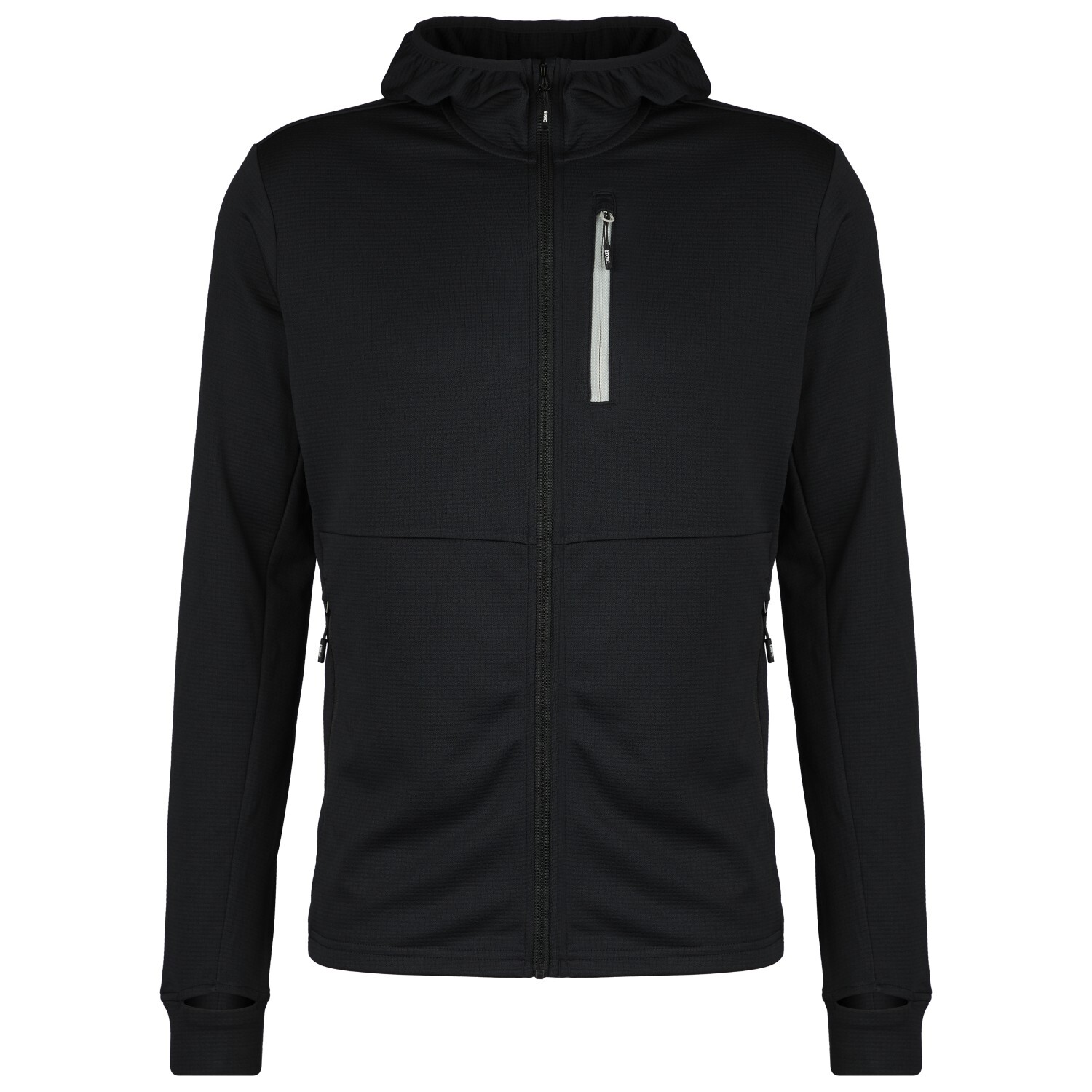 

Флисовая жилетка Stoic PaukiSt Waffle Fleece Hoody, черный