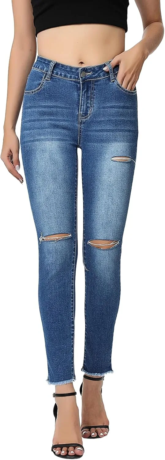 

Женские джинсы High Waisted Skinny Stretch