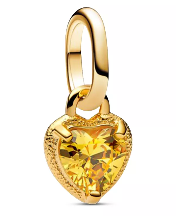 

Мини-Подвески в форме сердца Pandora, yellow