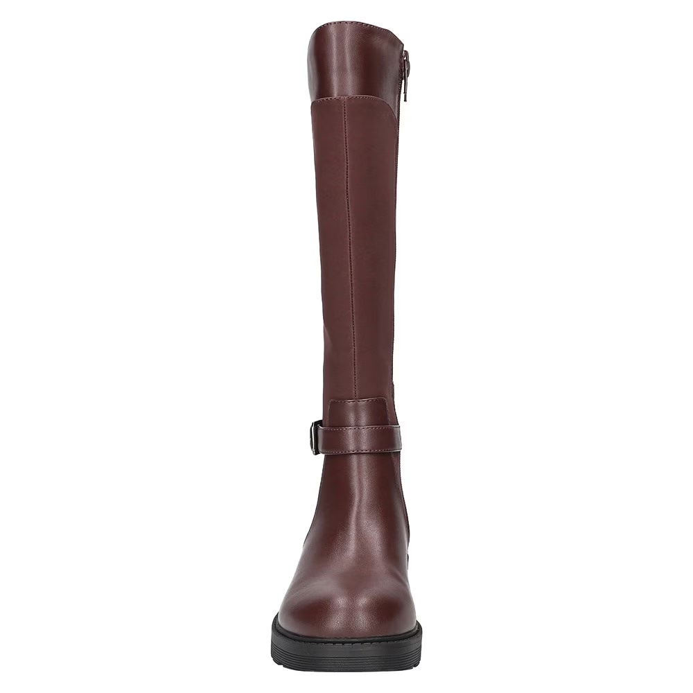 Сапоги для верховой езды с широким голенищем Erica plus от Easy Street, burgundy faux leather — фото 3