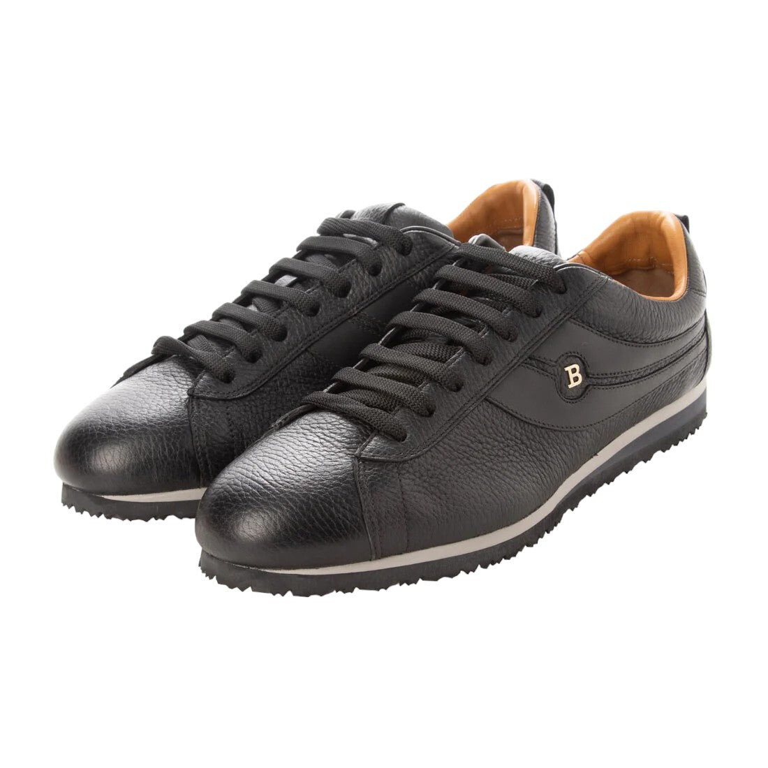 

Мужские черные кожаные кроссовки Bally Bredy 6228446, черный
