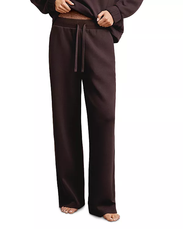 

Спортивные брюки с высокой посадкой и широкими штанинами Reiss, фиолетовый