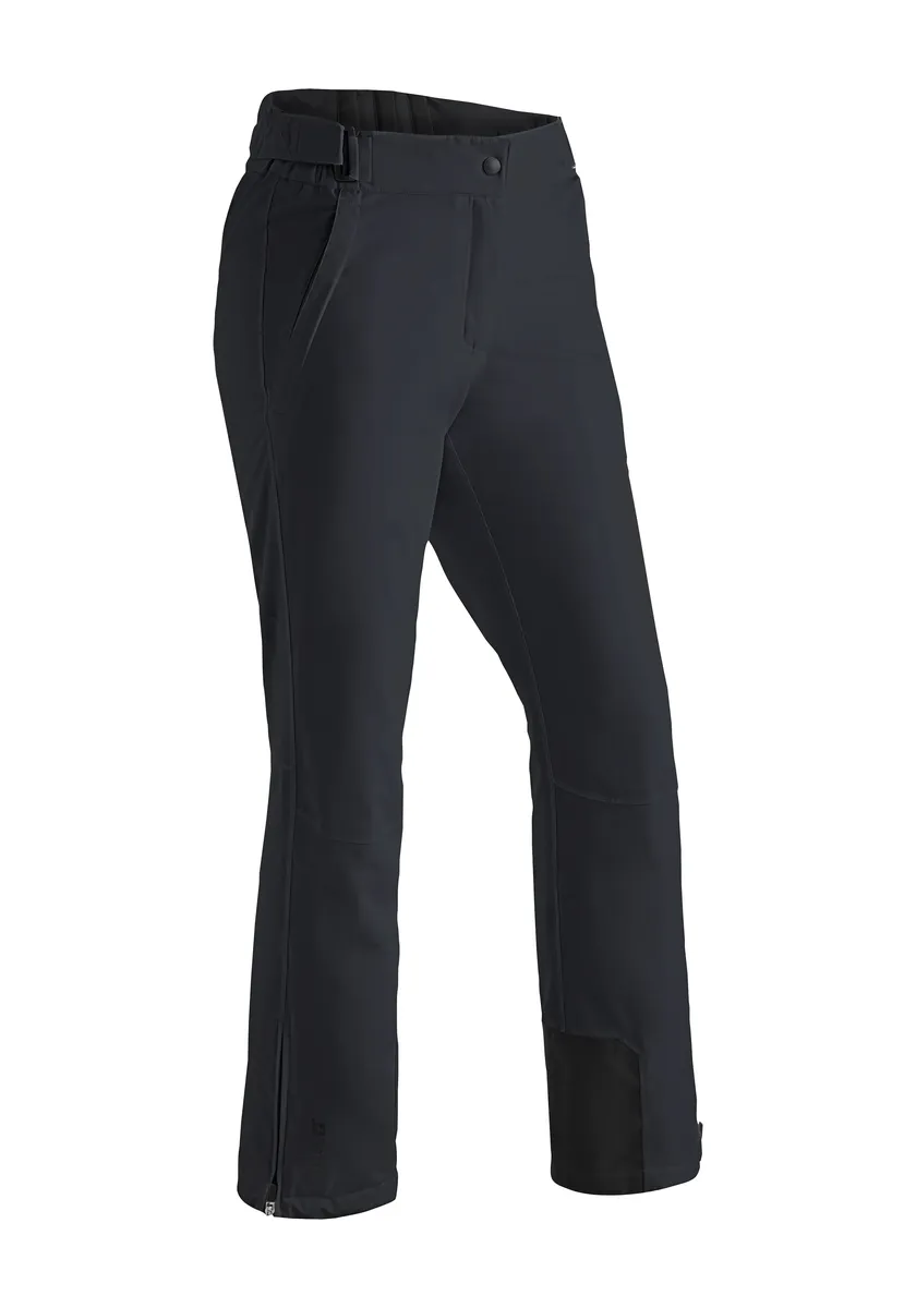 

Лыжные брюки Maier Sports "Steffi Slim", женские зимние брюки, зимние спортивные брюки, водонепроницаемые и ветрозащитные, черный