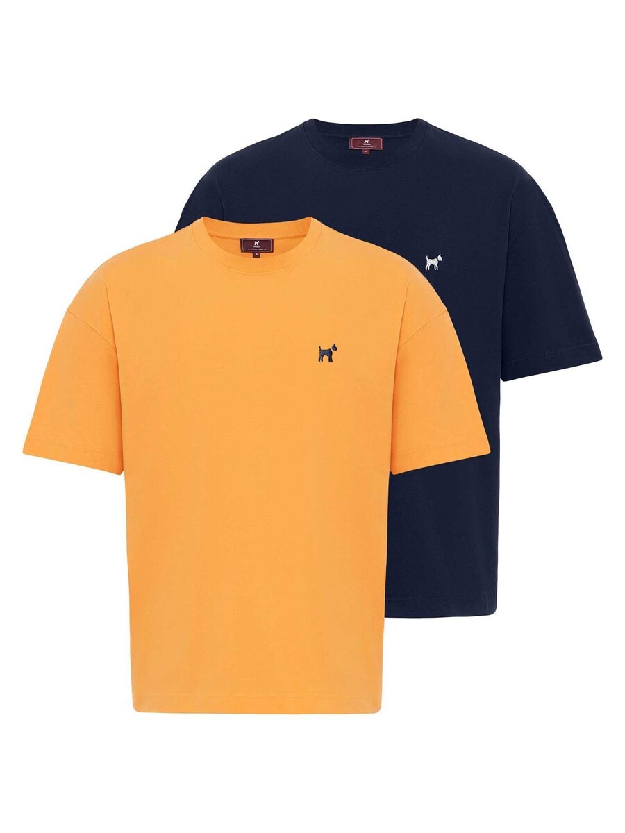 

Рубашка Williot Massa, цвет Navy/Orange