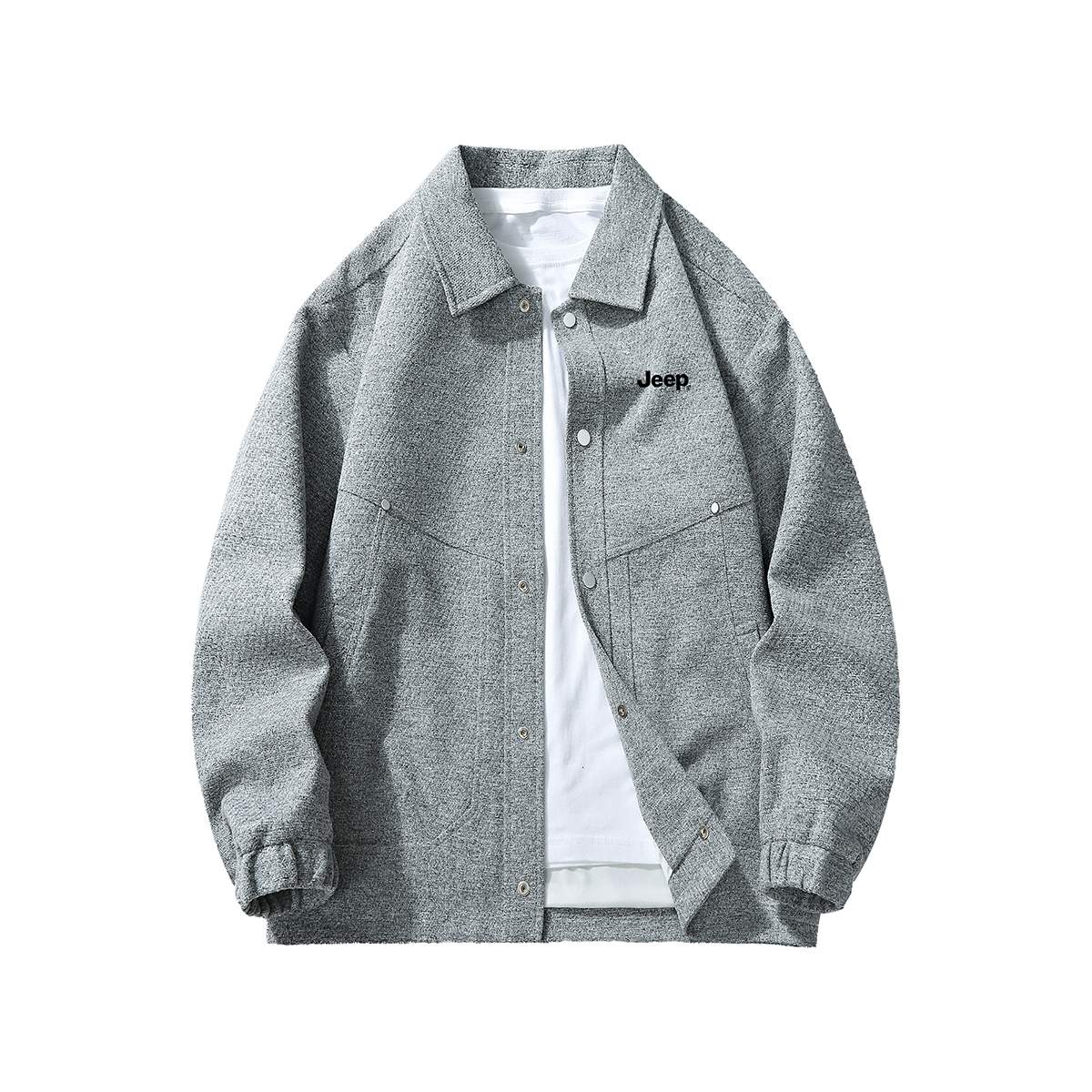 

Куртка Unisex Lapel Moderate Workwear Jeep, серый